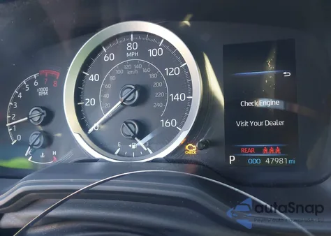 2021 Toyota Corolla Le из США, поврежденный, VIN 5YFEPMAE5MP217025